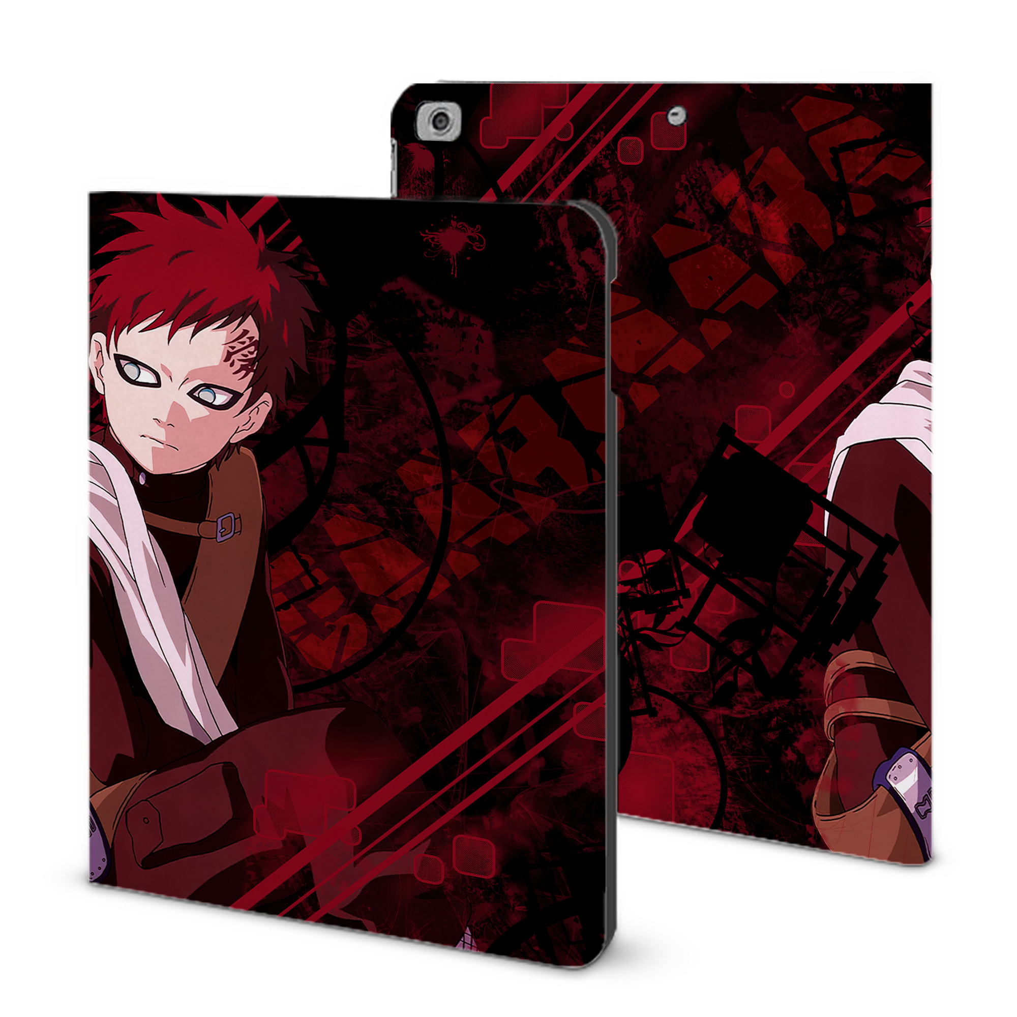（画像用） NARUTO -ナルト- NARUTO -ナルト- 疾風伝 IPad ケース ブック型 PUレザー TPU 耐衝撃 軽量 薄型 ペン収納なし 全面保護 IPad 各モデル対応